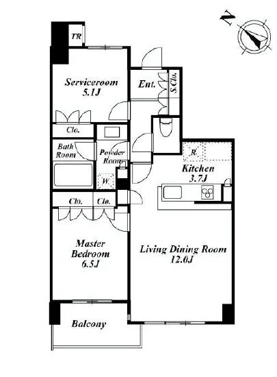 パークナード元麻布 2F