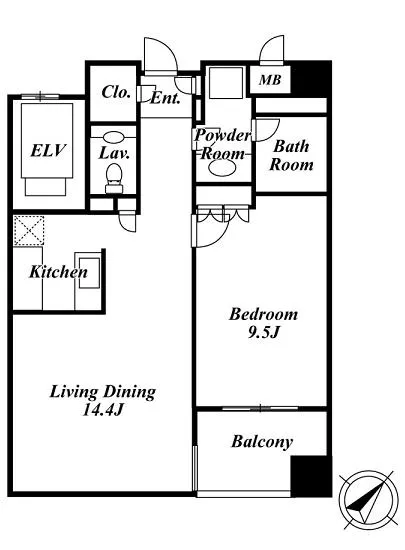 コートアネックス麻布永坂 302