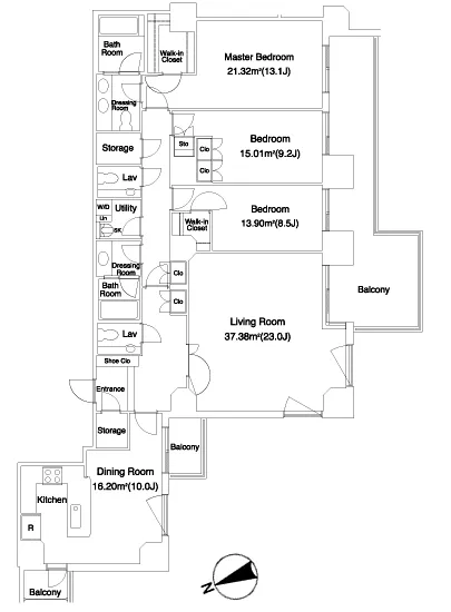 泉ガーデンレジデンス 906
