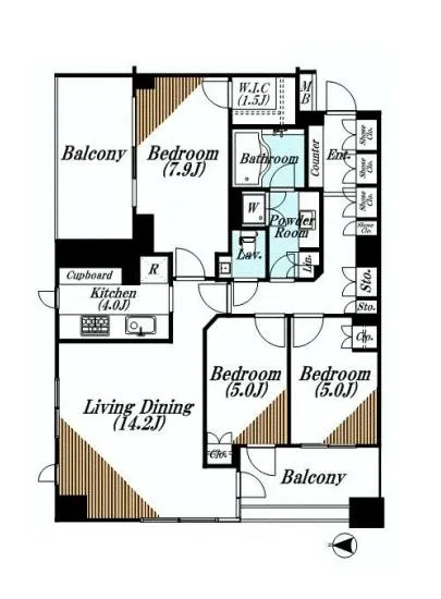 パークコート高輪ヒルトップレジデンス 304