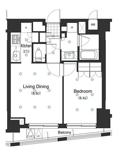 アパートメンツ白金三光坂 304