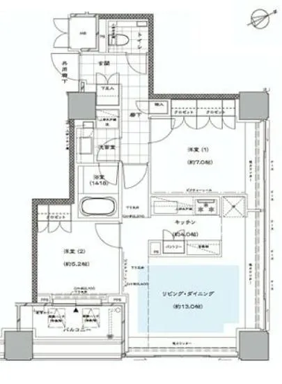 グランスイート麻布台ヒルトップタワー 1005
