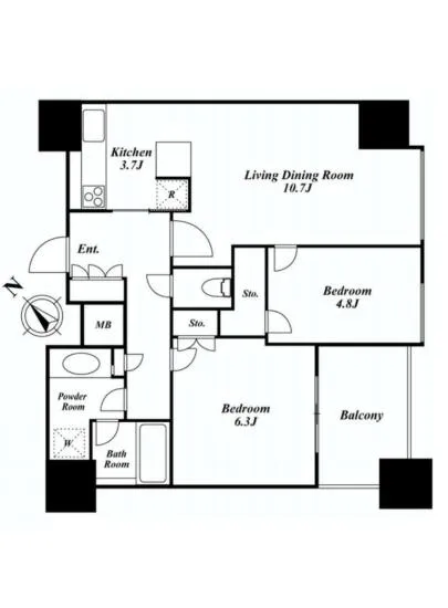 シティタワー麻布十番 812