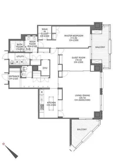 元麻布ヒルズフォレストタワー 2203