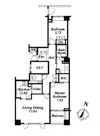 パークハウス麻布笄町 5F