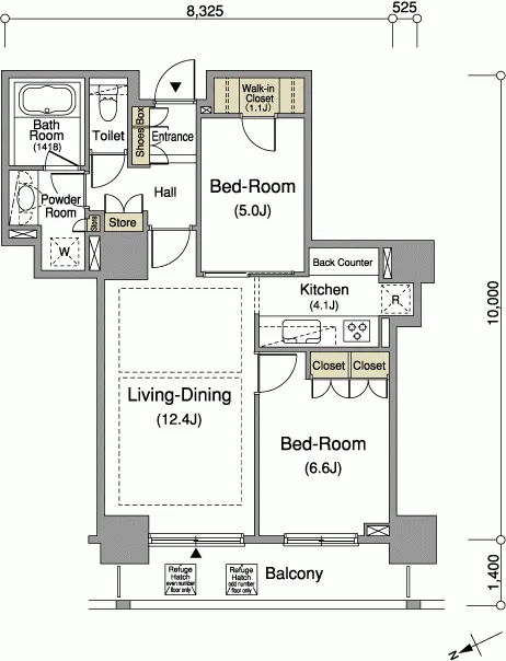 パークタワー芝浦ベイワード アーバンウイング 1906