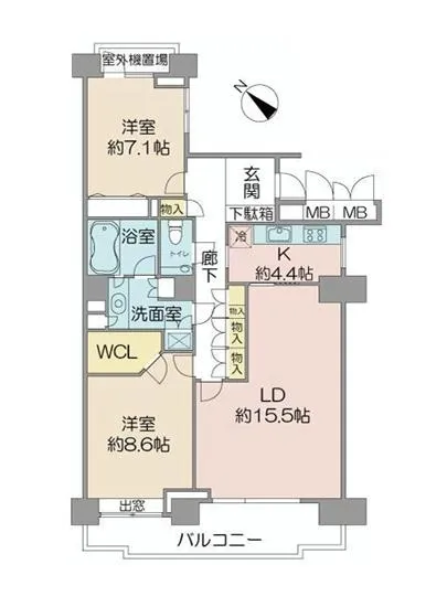 パークハウス六本木麻布三河台 6F