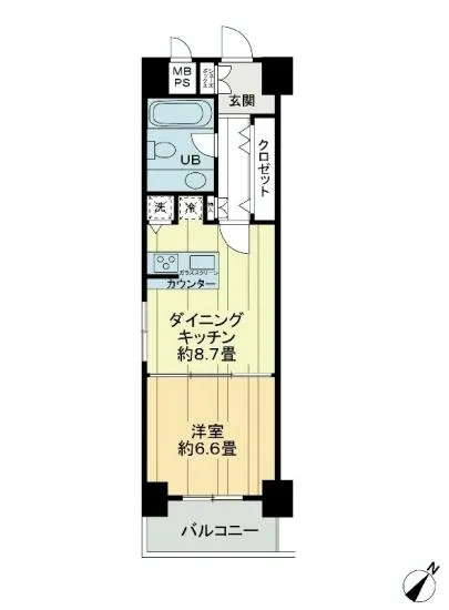 ミリオングランデ元赤坂ヒルズ 802