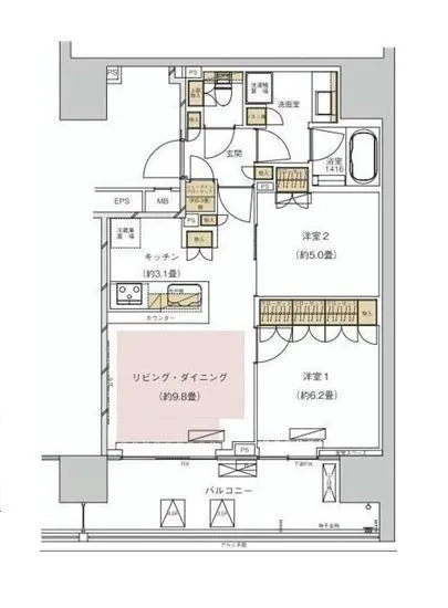 ザ・パークハウス渋谷美竹 201