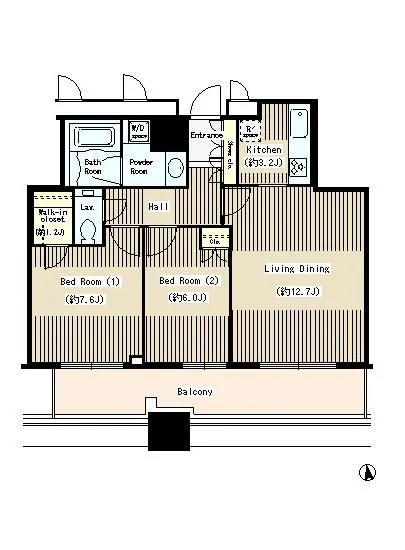 クレストプライムタワー芝 1704