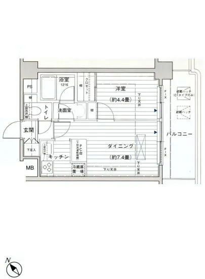 エクセルシオール港区海岸 203