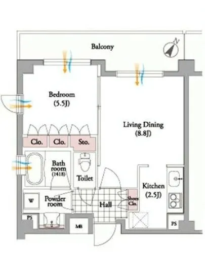 プラチナコート広尾 209