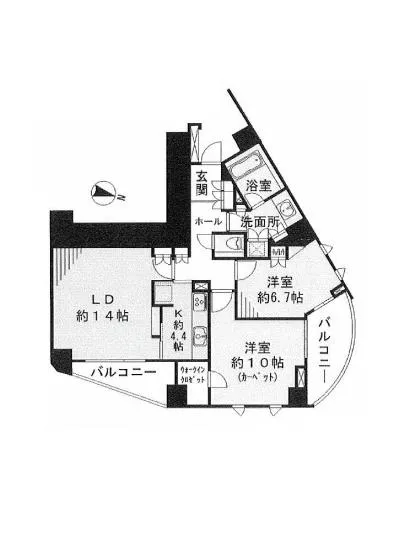乃木坂パークハウス 1502