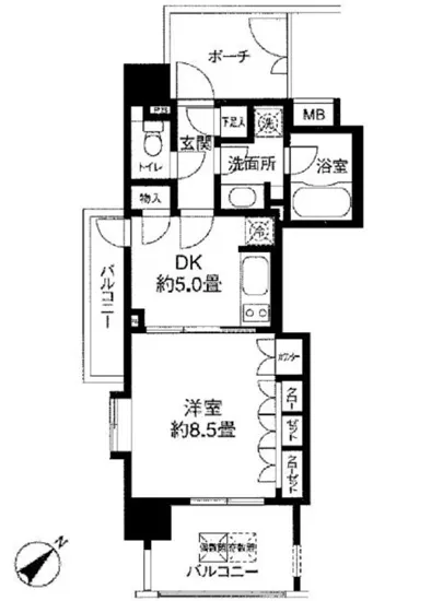 ライオンズシティ白金高輪 501