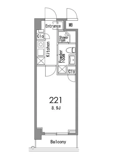 カスタリア中目黒 221