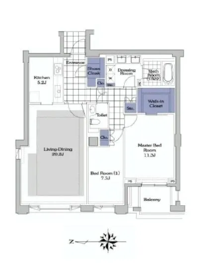 プライムメゾン御殿山EAST 201