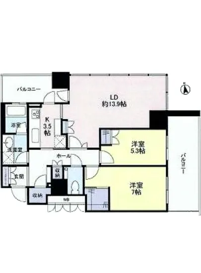 パークタワー目黒 23F