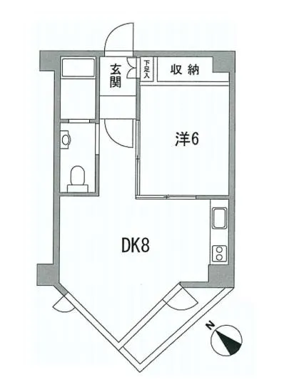 中銀高輪マンシオン 6階