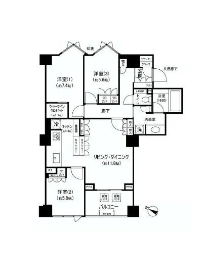 グランスイート広尾 2F