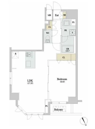ロイジェント新橋 1102