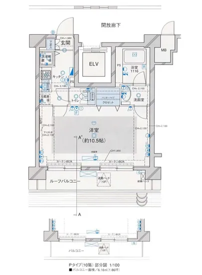 パレステュディオ白金高輪 1002