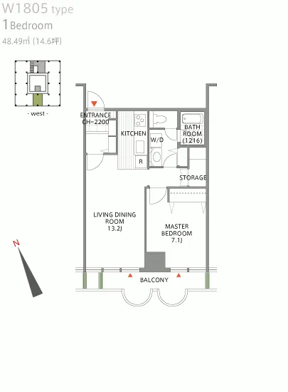アークタワーズウエスト W1805