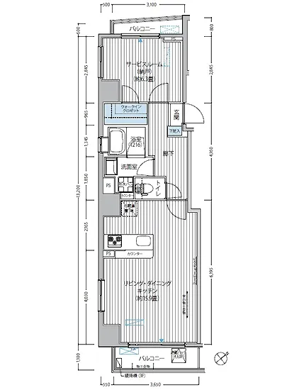 ベルテンポ赤坂 701
