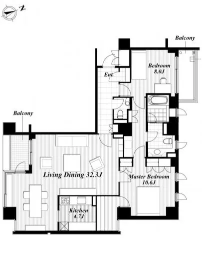 オパス有栖川テラス&レジデンス R-714