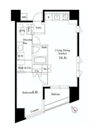 パークハビオ赤坂氷川町 601