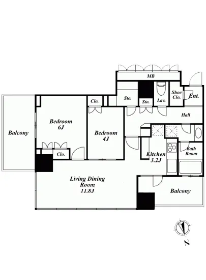 パークタワー目黒 12F