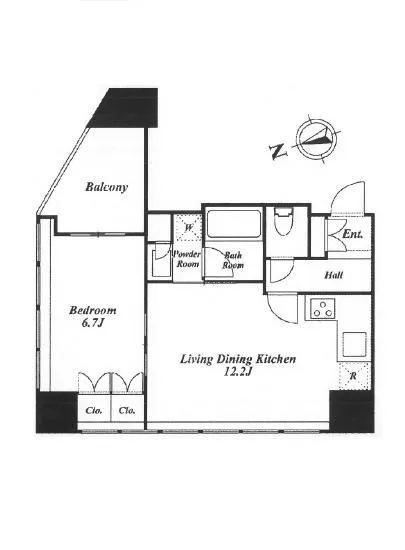 プラウドタワー白金台 5F