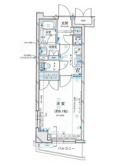 パレステュディオ三田 908