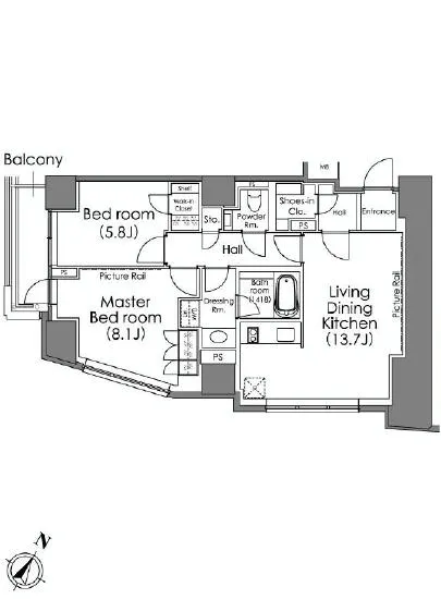 ザ・ベルグレイヴィア麻布 1601