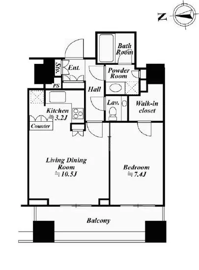 シティタワー高輪 7F