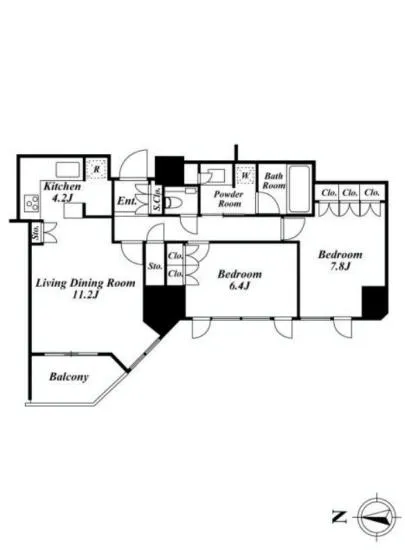 プラウドタワー白金台 33階