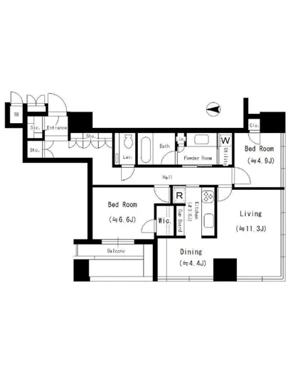 ザ・レジデンス三田 1501