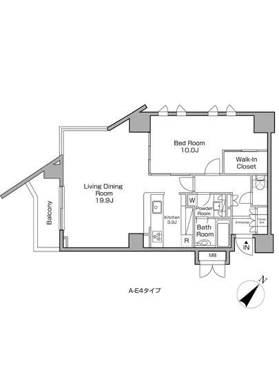 レジディアタワー中目黒 1702