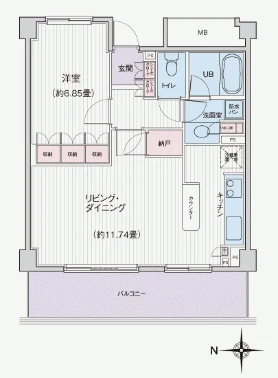ブライトイースト芝浦 704