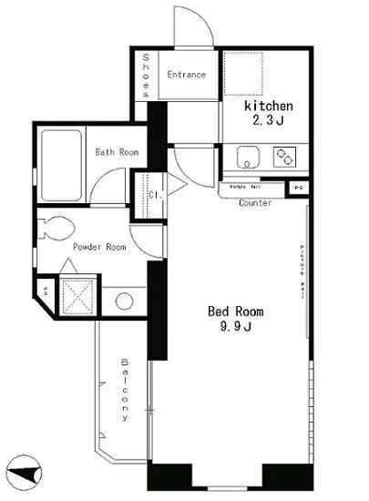 パークアクシス西麻布ステージ 801