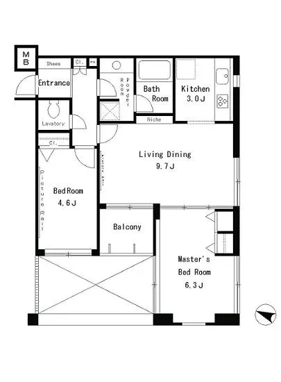 パークアクシス西麻布ステージ 302