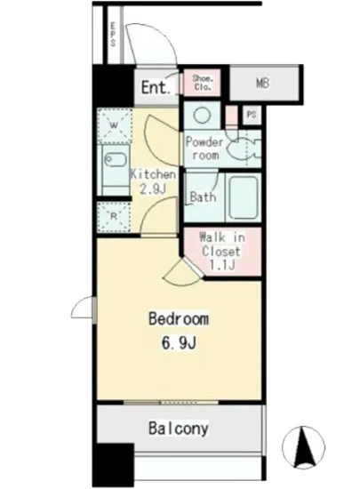 パークリュクス白金mono 3階
