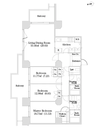 泉ガーデンレジデンス 801
