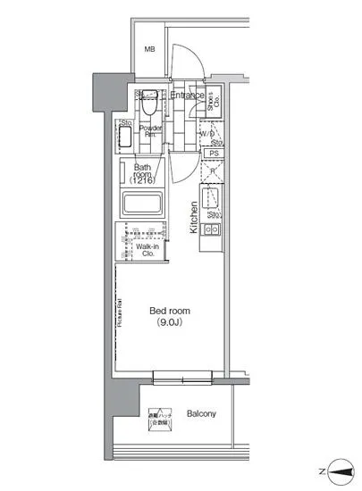 パークハビオ芝浦 701