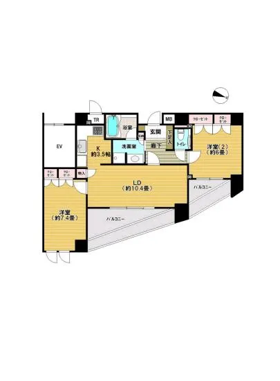 フォルム白金 2F