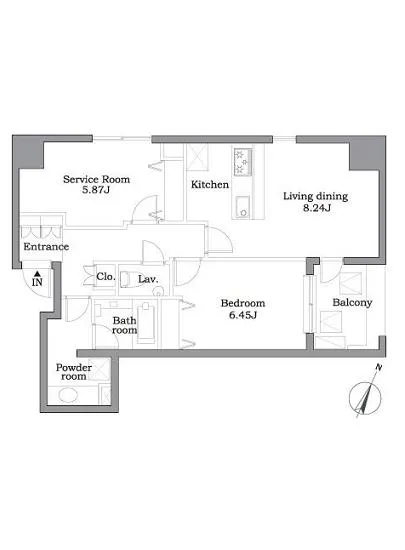 レジディア東麻布 1201