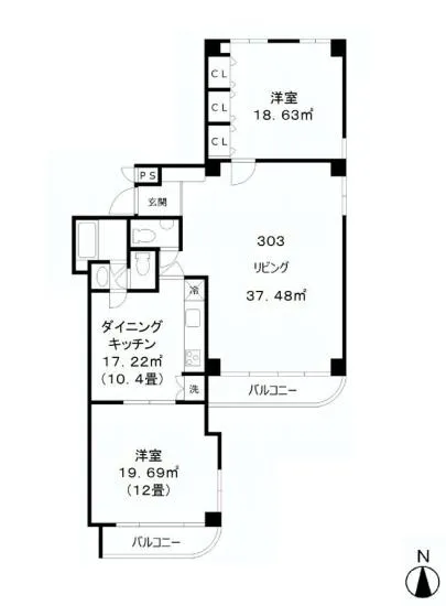 エクシードメゾン三田 303
