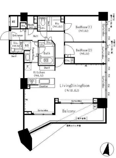 パークホームズ品川ザレジデンス 1108