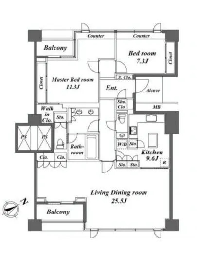 ザ・ハウス南麻布 4階