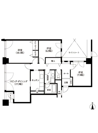 芝浦ハイツ 1303