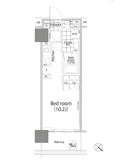パークハビオ赤坂タワー 1603
